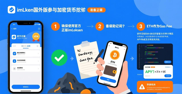 imToken质押流动性挖矿准备_如何通过imToken国外版参与加密货币的挖矿?_imToken参与加密货币挖矿风险
