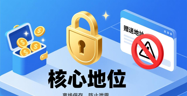 私钥助记词离线保管安全攻略_警惕imToken钱包新增地址骗局_5. imtoken钱包新增地址，快来获取！