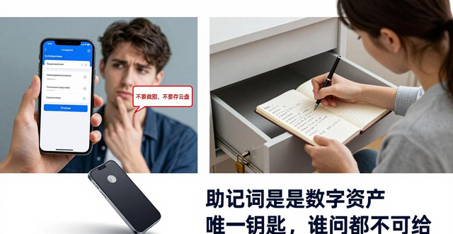 imToken助记词安全存储_5. 下载imToken钱包，保护你的数字财富_数字钱包下载官网