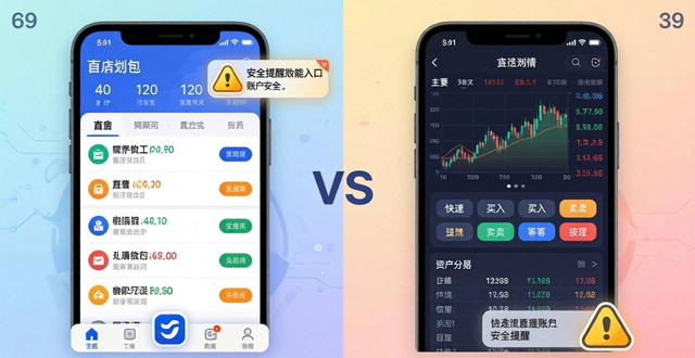 钱包ui_imtoken下载中心钱包首页结构对比_钱包对比表情包
